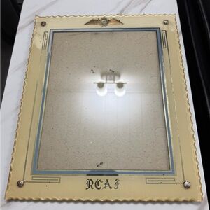Vintage RCAF Glass Picture Frame